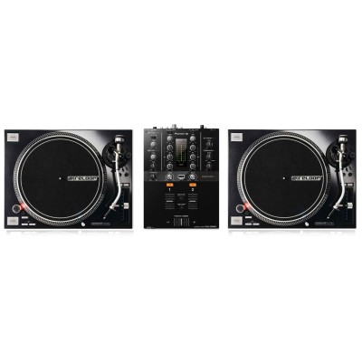 Pack Regie DJ Vinyle : RP 7000 MK2 Black + DJM-250 MK2