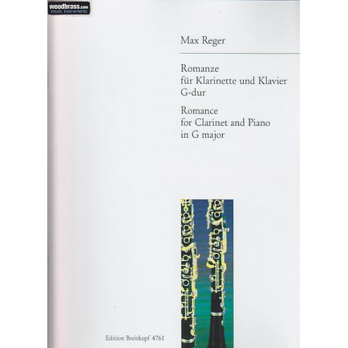 Reger M. - Romanze G-Dur - Clarinette, Piano