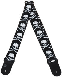 Guitar Strap 50H01 Skull Noir