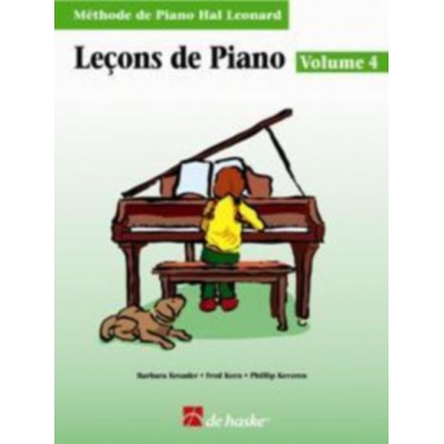 Lecons De Piano Vol.4 + CD - Methode De Piano Hal Leonard