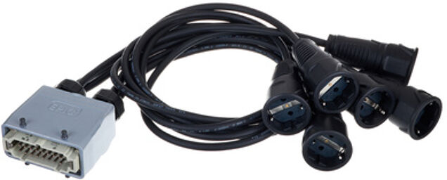 Multicable Split 16H-6S Noir