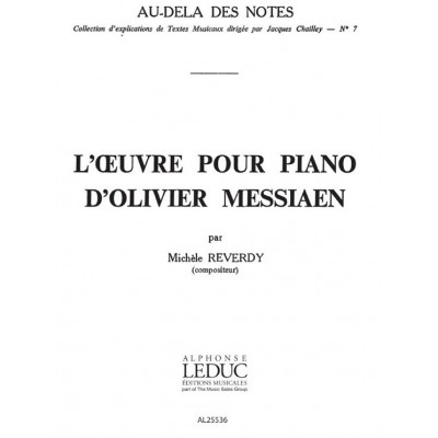 L'Oeuvre pour Piano d'Olivier Messiaen