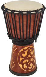 Terre Djembe Carved Ornament 40cm