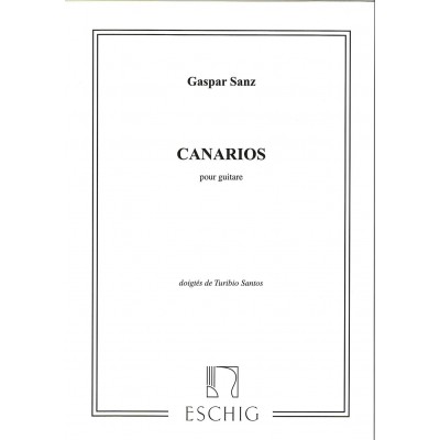 SANZ - CANARIOS - GUITARE