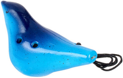Ocarina 4H Bird Blue Bleu