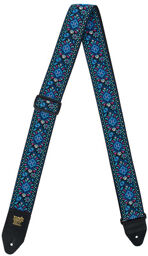 E-Guitar Strap Indigo Orchid Indigo Orchid Jacquard
