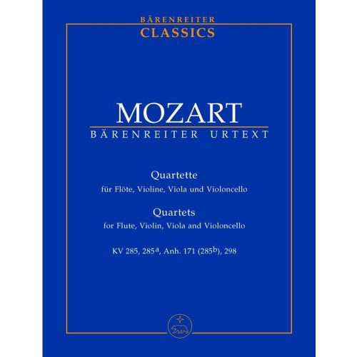 Moz W.A. - Quette Fur Flote, Violine, Viola Und Violoncello - Conducteur Poche