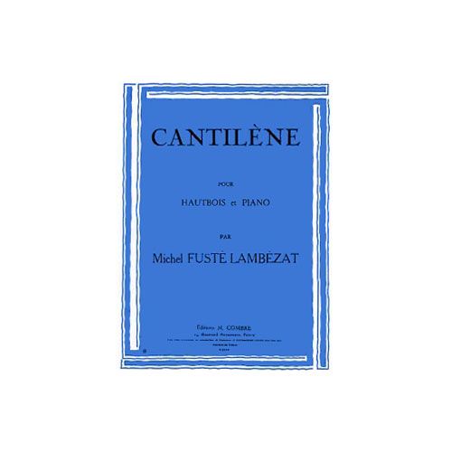 FUSTE-lambezat Michel - Cantilene - Hautbois et Piano