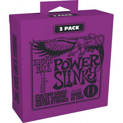 3220 Power Slinky 11-48 Pack de 3