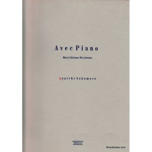 Music Sakamoto R. - Avec Piano - Merry Christmas Mister Lawrence - Piano
