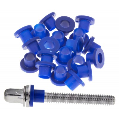 TRW100BLU Rondelles Nylon Pour Tirants Bleu (X100)