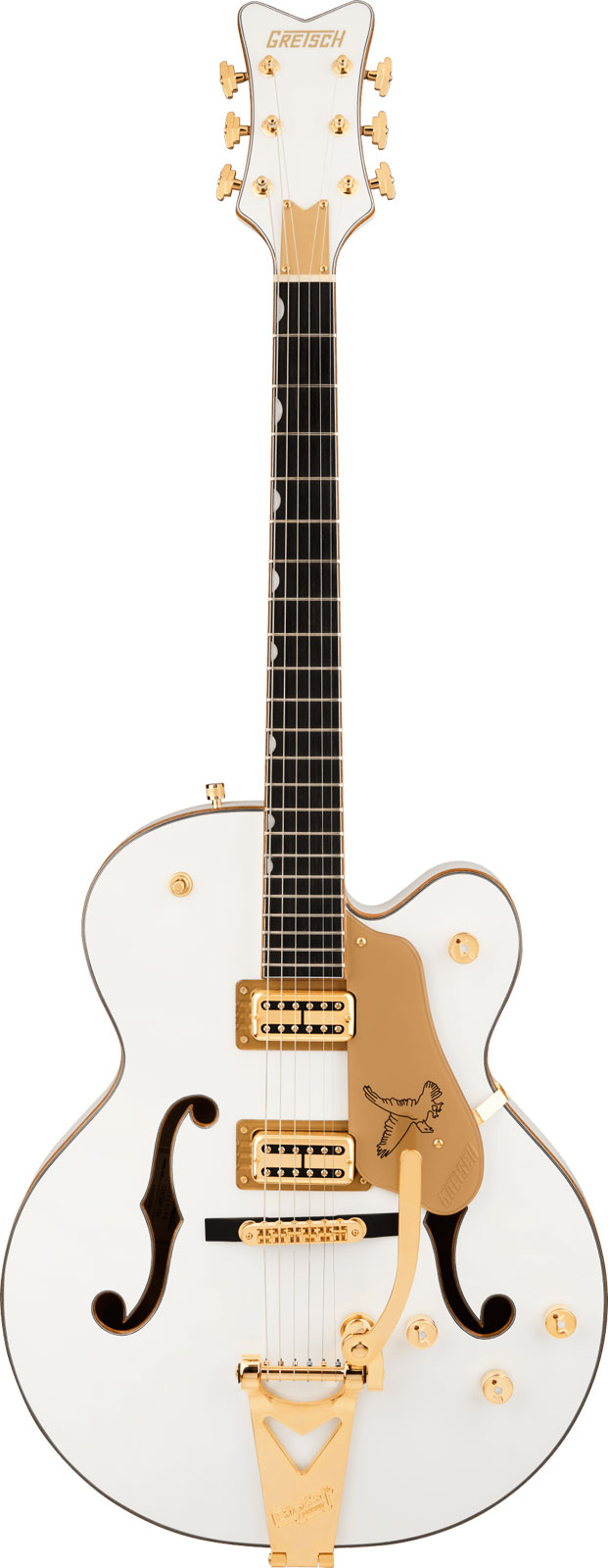Synchromatic Falcon Hollow Body Single-Cut with Bigsby EBO Snowcrest White