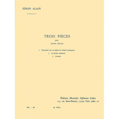 3 Pieces pour Grand Orgue