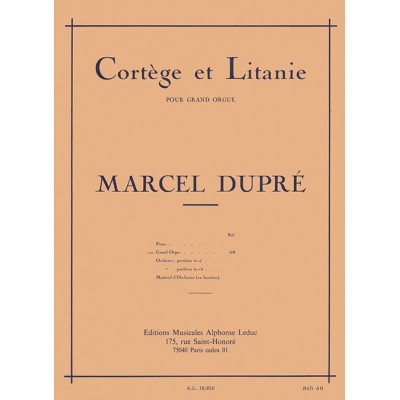 Cortege & Litanie Opus 19/2