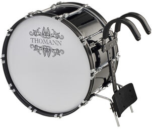 BD2614BL Marching Bass Drum Noir