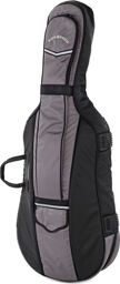 CSB-01 4/4 BK/GY Cello Bag Noir