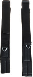 Backpack Straps Leather Black