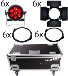 WAL-L710 Par W-DMX Bundle Noir