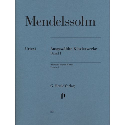 Mendelssohn B F. - Oeuvres Pour Piano Vol.1