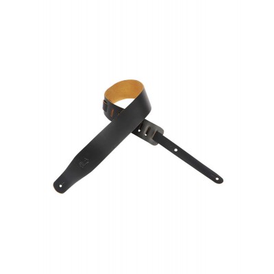 6,4 Cm, Cuir Standard - Black