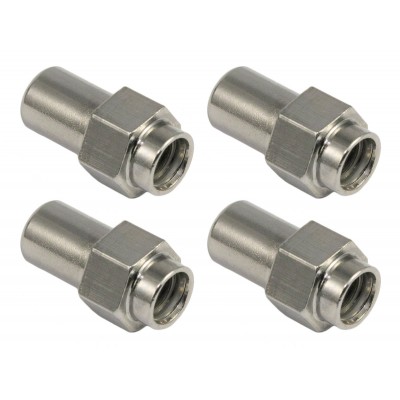 SN-HE-18B Cheminée 18mm Tête Hexagonale Laiton (X4)