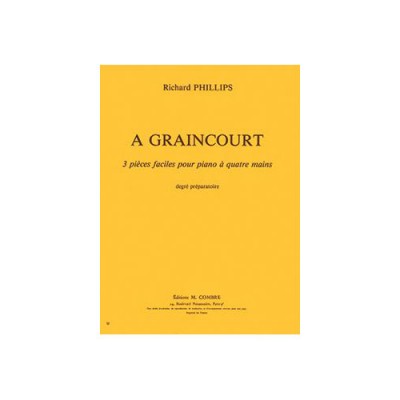 Phillips - A Graincourt - Piano À 4 Mains