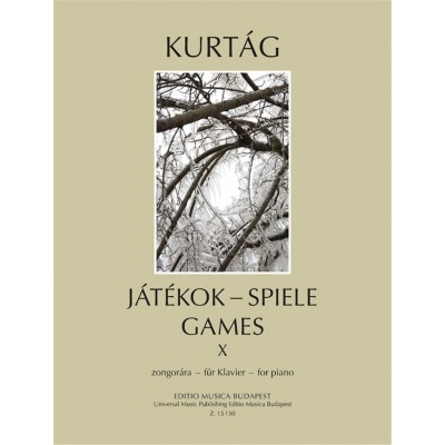 Kurtag G. - Jatekok Vol.10 - Piano