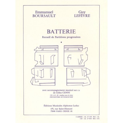Batterie - Recueil de Partitions Progressives