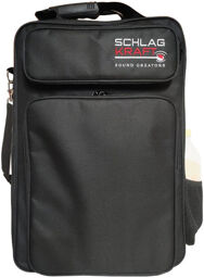 NJZ Percussion Mallet Bag Black with subtle metallic accents and elegant embroidered logo