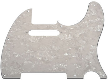 Pickguard Tele WP 8 Nacre blanche