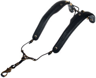 Back Strap Leather Black