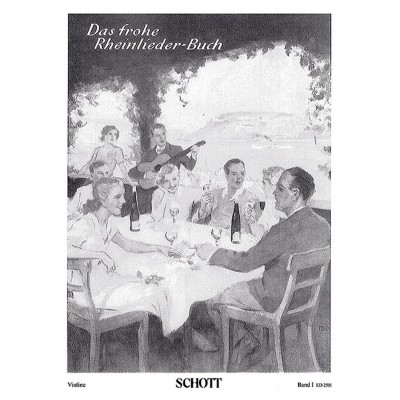 Frohe Rheinlied - Das Frohe RHEINLIEDER-buch Band 1 - Violin