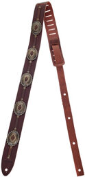 Raw I Concho Guit. Strap BR/OB Marron