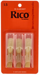 Rico Bb- Clar 1.5 - 3-Pack