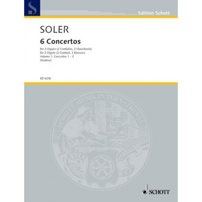 Soler Padre Antonio - Vi Conciertos De Dos Organos Obligados Band 1