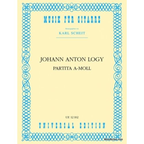 Logy Joh. Anton - Partita A-moll - Guitare