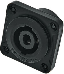SLDDM4-BC Speaker Twist 4Pin Black chrome