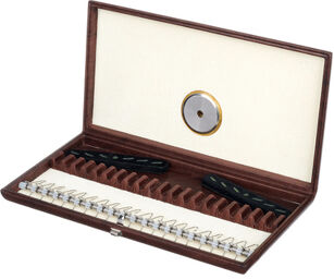 Leather Hygrocase Oboe 20 Marron foncé