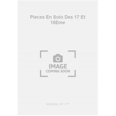 Pieces En Solo Des 17 Et 18Eme