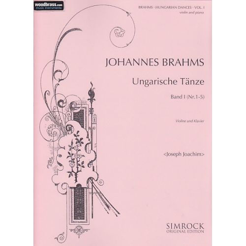 Brahms Johannes - Hungarian Dances Vol.1 - Violin And Piano