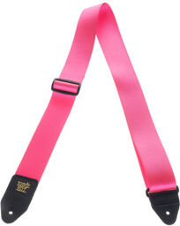 E-Guitar Strap Neon Pink Neon Pink Jacquard