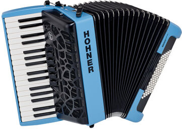 Hohner Bravo III 72 myColor Sky Steel Lightblue
