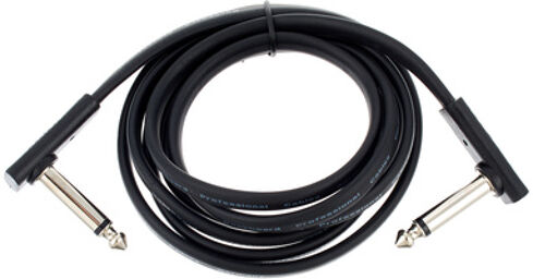 Flat Patch Cable Black 140 cm noir