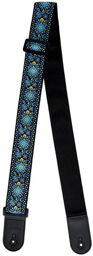 Guitar Strap Ret. Jacqu. Blue Jacquard Blue