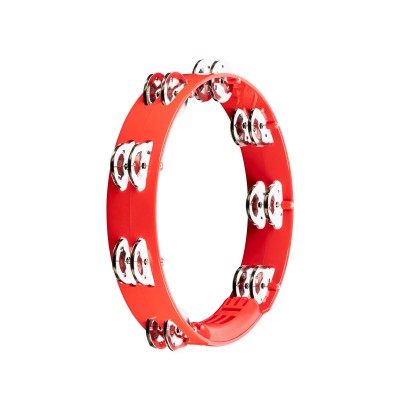 Tambourin Abs Rouge 25CM 1R Cymb