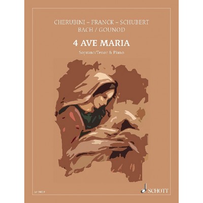 Cherubini & Franck - 4 Ave Maria Célèbres - Voice (S/T) et Piano