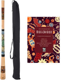Didgeridoo Teak 130cm Set II