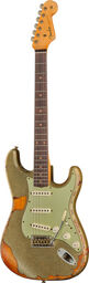 60 Strat GSoBB SuperRelic MBDB Gold Sparkle over Brownburst