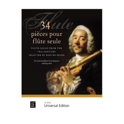 34 Pièces Pour Flûte Seule - Flute