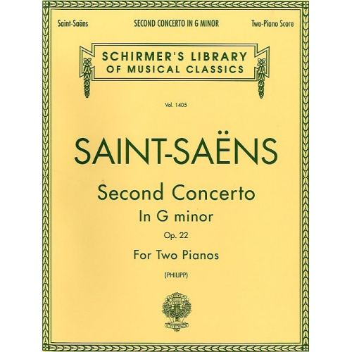 Camille SAINT-saens Piano Concerto No.2 In G Minor Op.22 - Two Pianos